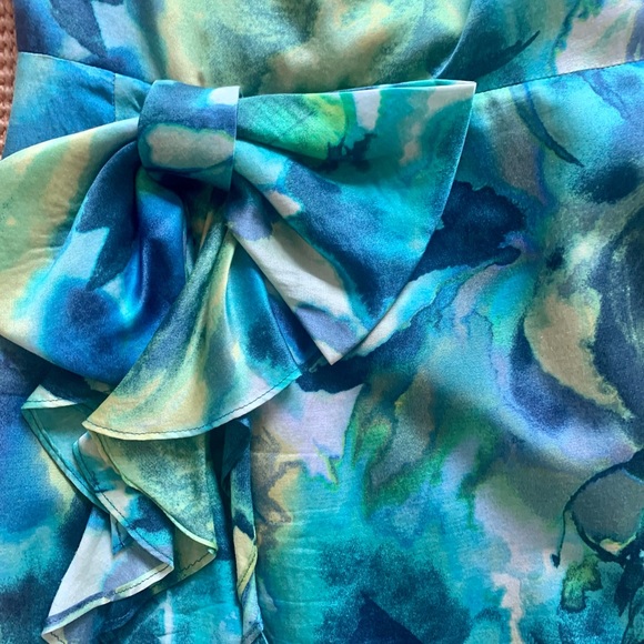 Rickie Freeman for Teri Jon silk sheath. Size 4 - Picture 6 of 8